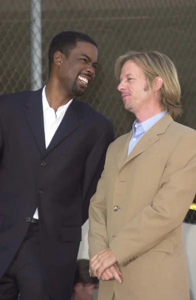 David spaten und chris rock — Stockfoto