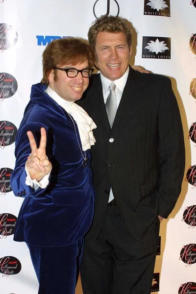 Richard Halpern, como el falso Austin Powers con Honoree Chris Breed —  Fotos de Stock