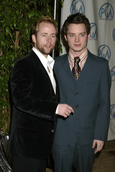 Billy Boyd e Elijah Wood — Fotografia de Stock