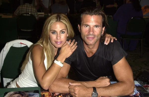 Shauna Areia e Lorenzo Lamas — Fotografia de Stock