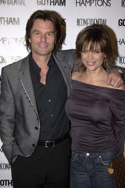 Harry hamlin und lisa rinna — Stockfoto