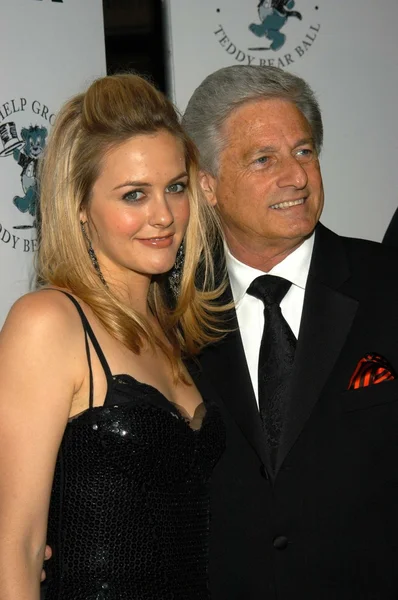 Alicia Silverstone and Dr. David Firestone — Stock Photo, Image