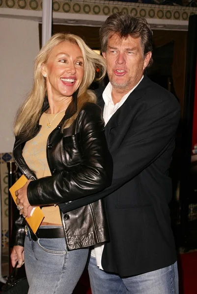 Linda Thompson and David Foster — Stock Photo, Image