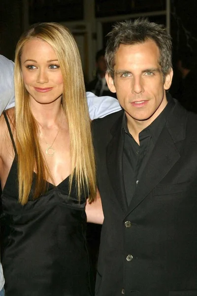 Christine taylor i ben stiller — Zdjęcie stockowe