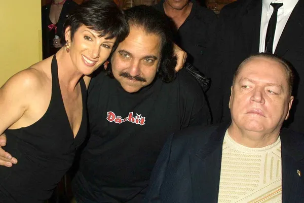 Sharon Mitchell, Ron Jeremy and Larry Flynt — Stock Photo, Image