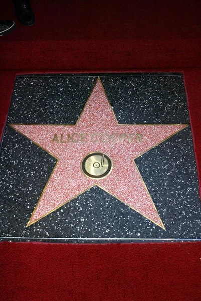 Alice Cooper's Star — Stock Photo, Image