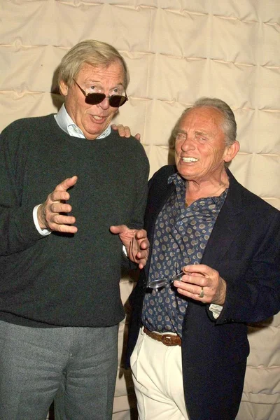 Adam West i Frank Gorshin — Zdjęcie stockowe