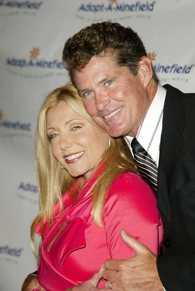 David Hasselhoff y Pamela Bach — Foto de Stock
