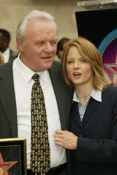 Anthony Hopkins e Jodie Foster — Foto Stock
