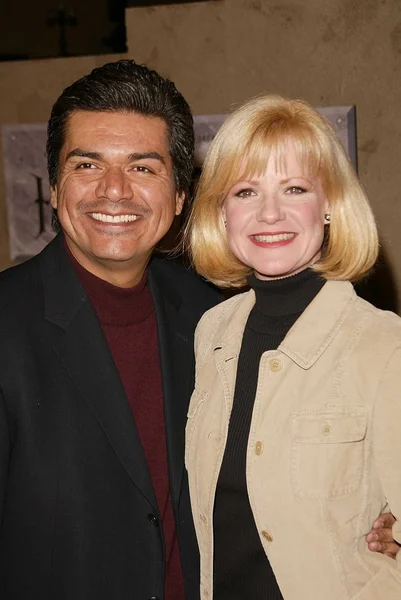 George lopez ve bonnie hunt — Stok fotoğraf