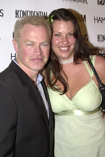 Neal McDonough y su esposa Ruve Robertson — Foto de Stock