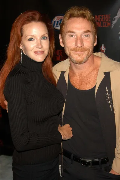 Danny Bonaduce y su esposa — Foto de Stock