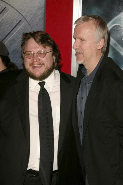Guillermo del Toro y James Cameron — Foto de Stock
