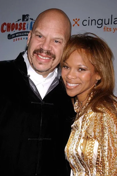 Tom joyner en donna richardson — Stockfoto