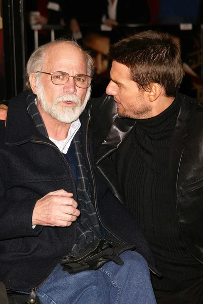 Ron kovic und tom cruise — Stockfoto