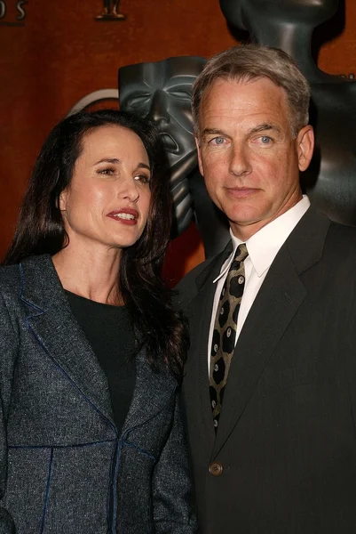 Mark Harmon ve andie macdowell — Stok fotoğraf