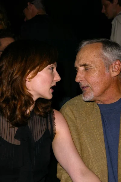 Dennis Hopper and wife Victoria — Stock Photo, Image