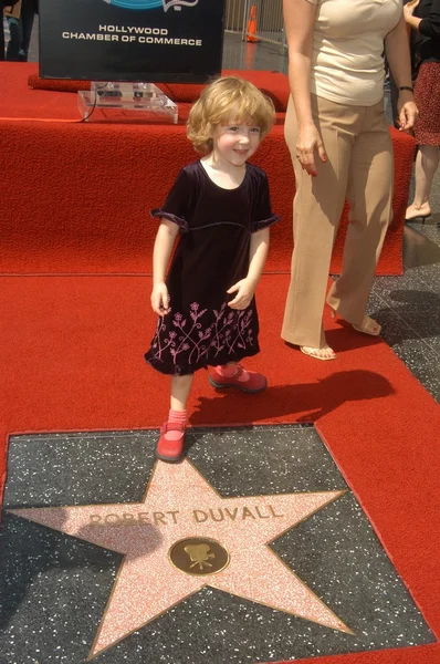 Robert Duvall's grand-daughter Charlotte Horne — Stock Photo, Image