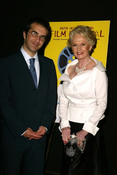 Atom egoyan und tippi hedron — Stockfoto