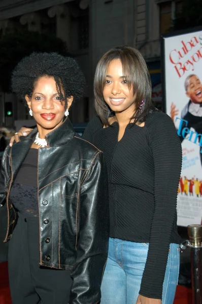 Melba moore und tochter charli — Stockfoto