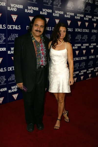 Ron Jeremy and Laurie Holmes — Stock Photo, Image