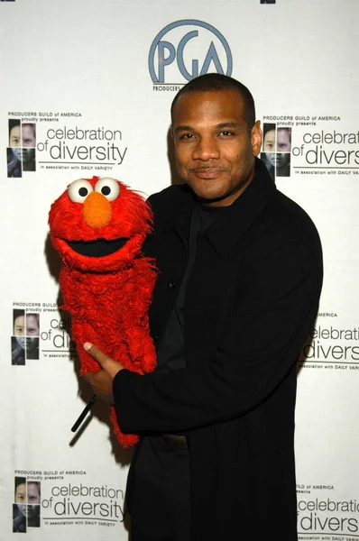 Kevin Clash and Elmo — Stock Photo, Image