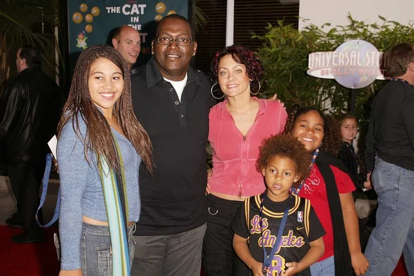 Рэнди Джексон и его семья — стоковое фото