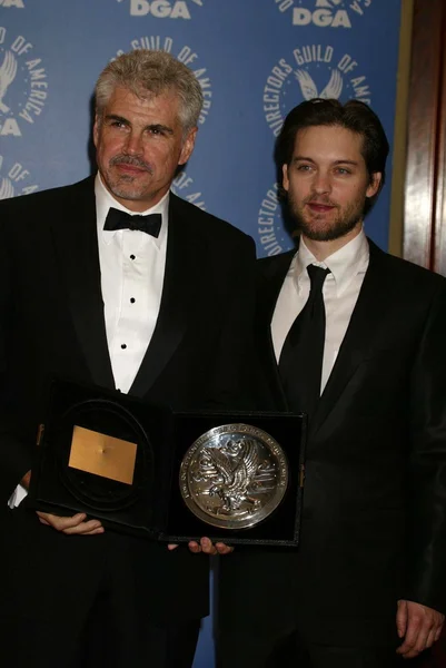 Gary Ross e Tobey Maguire — Foto Stock