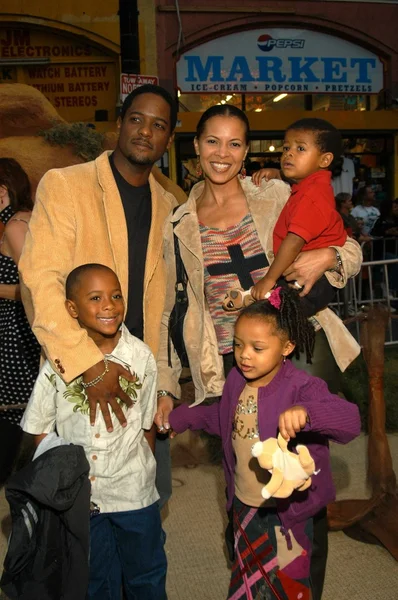 Blair Underwood y su familia — Foto de Stock