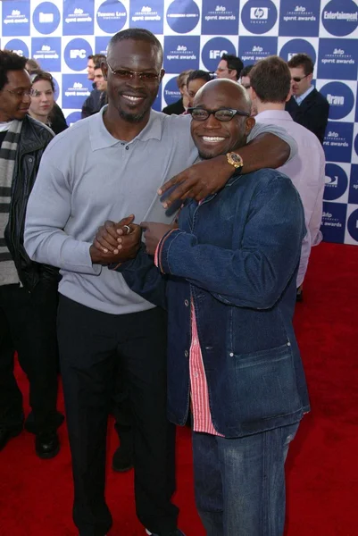 Djimon Hounsou y Taye Diggs — Foto de Stock