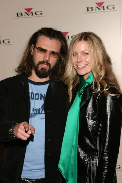 Rob zombie und sheri — Stockfoto