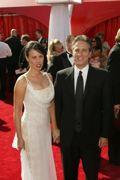 John Stewart and wife — Stock Photo, Image