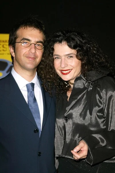 Atom egoyan i arsinee khanjian — Zdjęcie stockowe