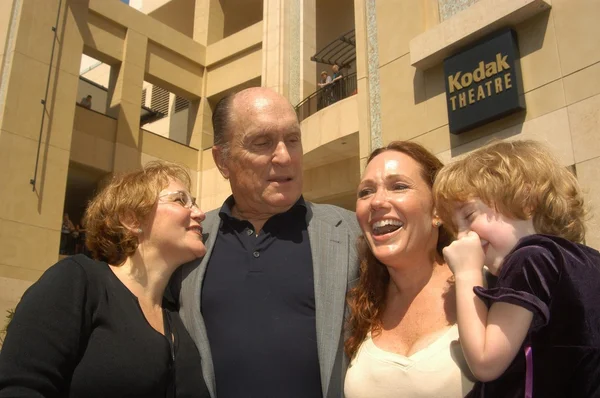 Nancy Horne, Robert Duvall, Suzanne Horne és Charlotte Horne — Stock Fotó