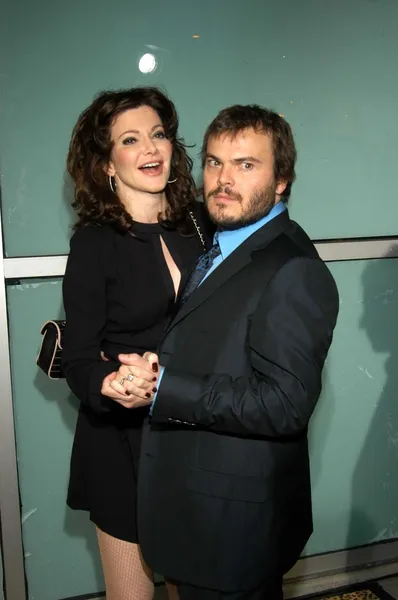 Jack Black e Laura Kightlinger — Foto Stock