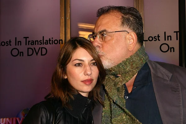 Sofia Coppola e Francis Ford Coppola — Foto Stock