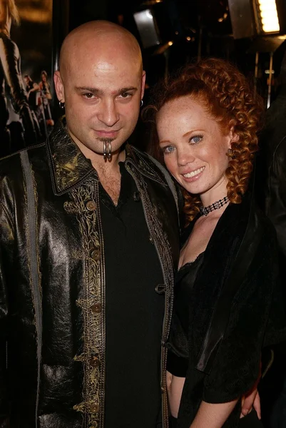 David Draiman e Heather — Foto Stock