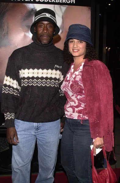 Don Cheadle and wife Bridgid Coulter — Stock Photo, Image