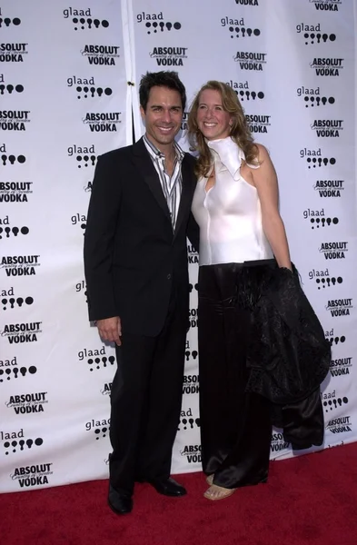 Eric mccormack en vrouw janet — Stockfoto