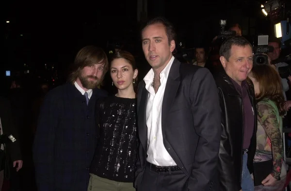 Sofia coppola en nicolas cage — Stockfoto