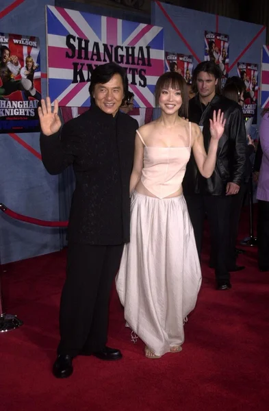 Fann Wong and Jackie Chan — Stock Photo, Image