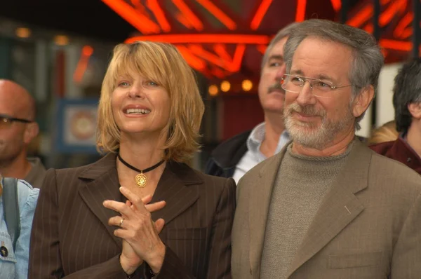 Kate Capshaw y Steven Spielberg — Foto de Stock
