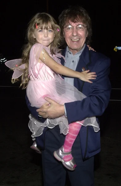 Bill Wyman és lánya Matilda — Stock Fotó