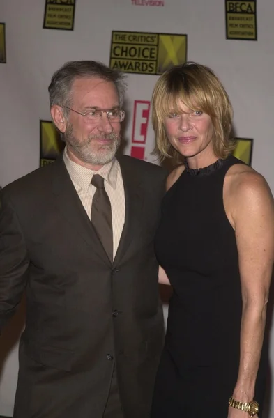 Steven spielberg en kate capshaw — Stockfoto