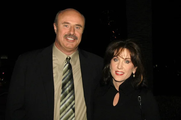 Dr. Phil McGraw and wife Robin — Stock Photo, Image