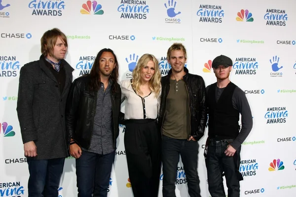 Lifehouse and Natasha Bedingfield — Stock Photo, Image