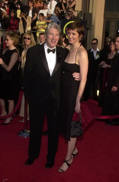 Richard Gere og Carey Lowell - Stock-foto