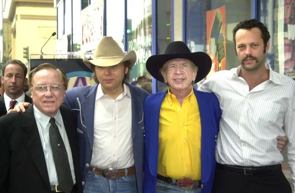 Billy gibbons, earl scruggs, dwight yoakam, buck owens ve vince vaughn — Stok fotoğraf