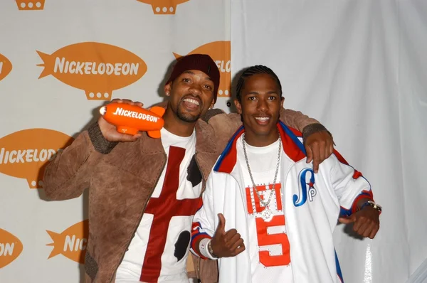 Will Smith e Nick Cannon — Foto Stock