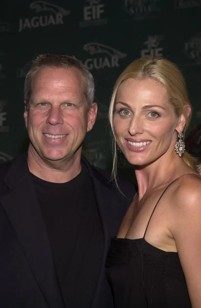 Steve Tisch y su esposa Jamie — Foto de Stock